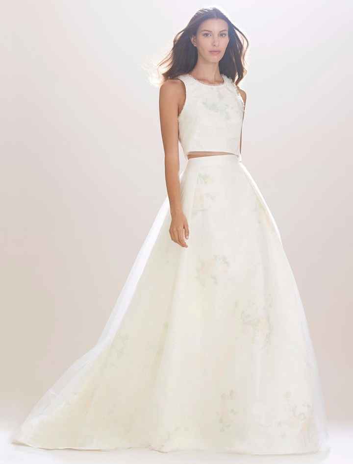 Vestidos de novia Crop Top ¡vota por tu favorito!