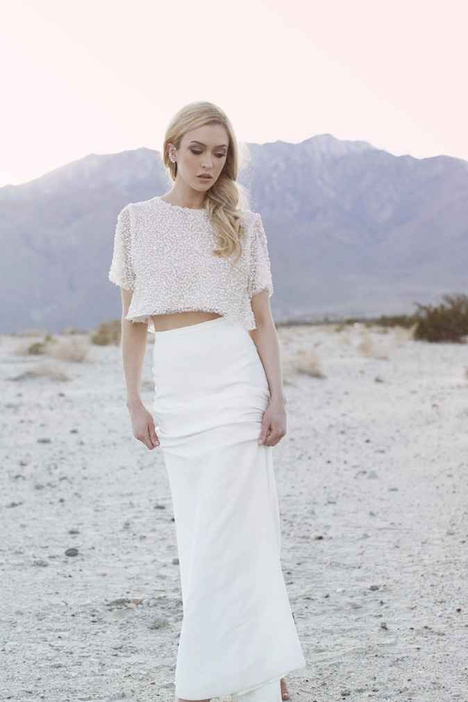 Vestidos de novia Crop Top ¡vota por tu favorito!