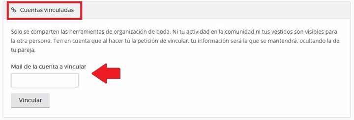 Guía para vincular cuentas con tu pareja
