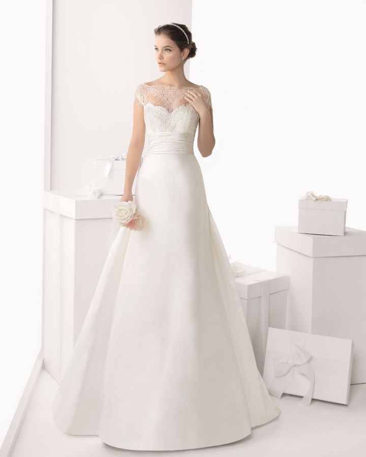 4 vestidos de novia corte evasé ¿cuál eliges?
