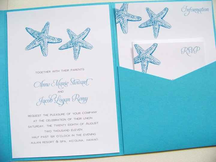 10 invitaciones para boda en la playa ¿cual prefieres?
