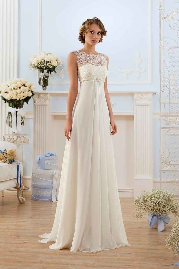 4 vestidos de novia corte imperio ¿cuál es tu favorito?
