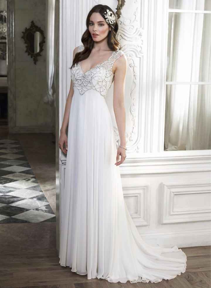 4 vestidos de novia corte imperio ¿cuál es tu favorito?