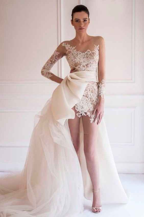 6 vestidos cortos con cola ¡vota por tu favorito!
