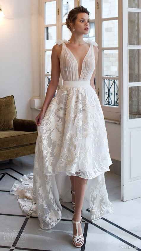 6 vestidos cortos con cola ¡vota por tu favorito!