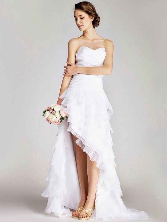 6 vestidos cortos con cola ¡vota por tu favorito!
