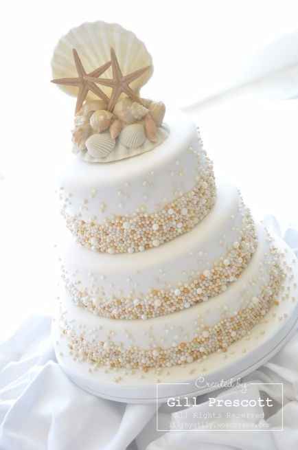 10 pasteles para boda en la playa ¿cuál se te antoja?