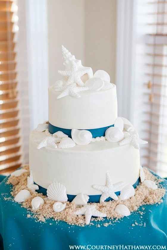 10 pasteles para boda en la playa ¿cuál se te antoja?
