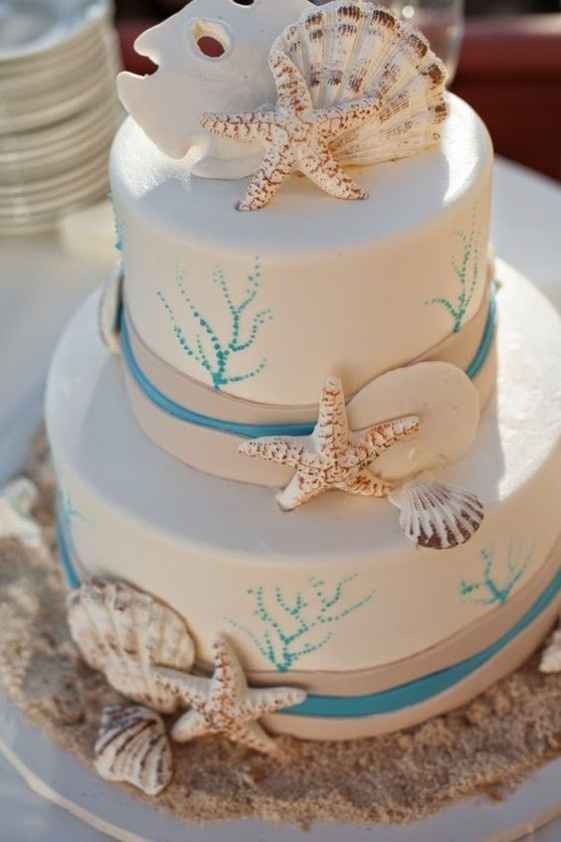 10 pasteles para boda en la playa ¿cuál se te antoja?