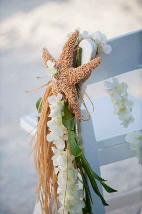 7 ideas para decorar las sillas con estrellas de mar