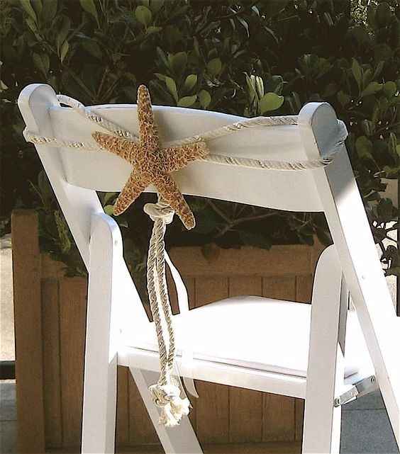 7 ideas para decorar las sillas con estrellas de mar