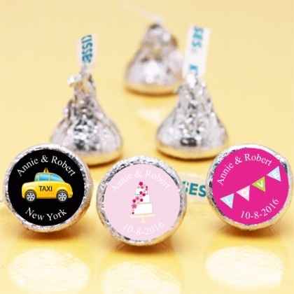5 recuerdos para tu boda con chocolates kisses ¡vota por tu favorito!