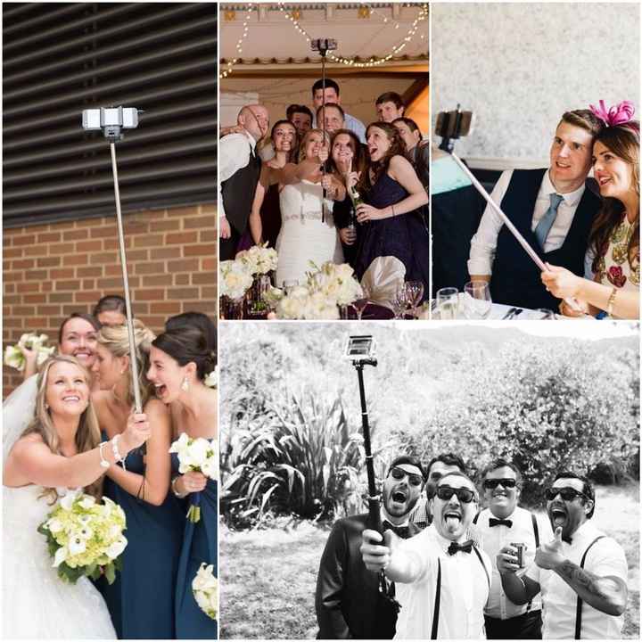 ¿Ustedes llevarán palo selfie a su boda?