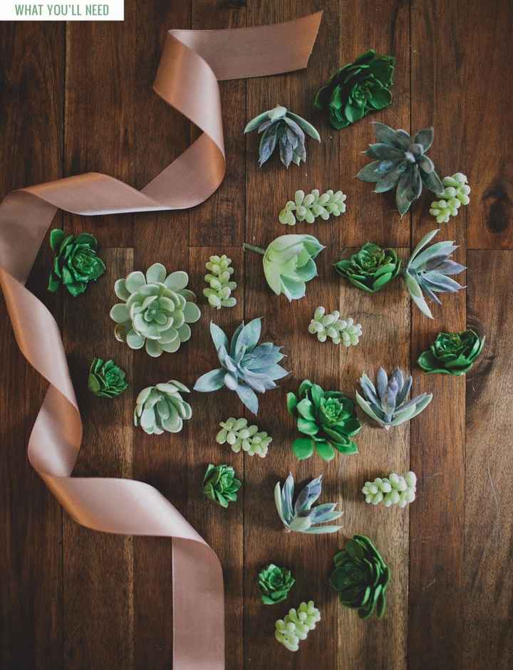 corsage de flores DIY