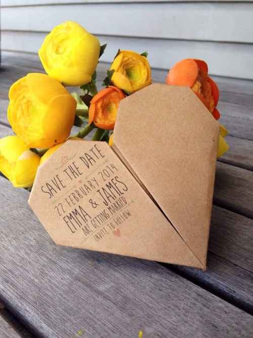 4 ideas con origami para tu boda
