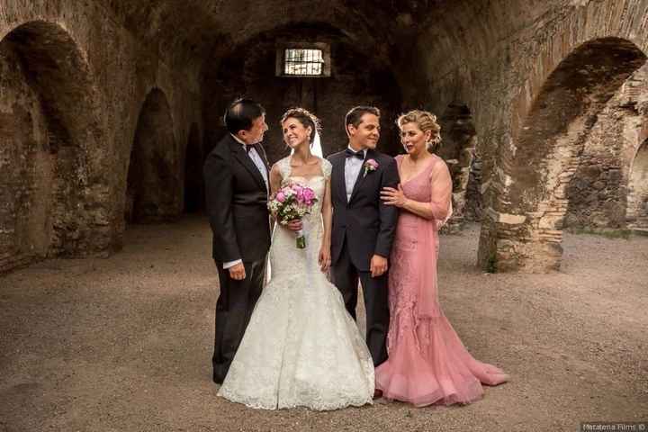 Algún familiar será tu padrino de boda?