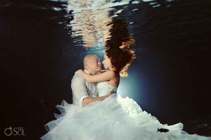 Trash the dress en un Cenote ¿te atreverías?