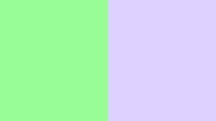 A. Verde y lavanda