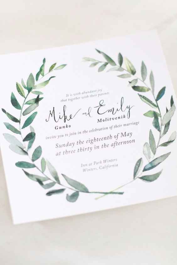 8 invitaciones modernas ¿cuál prefieres?