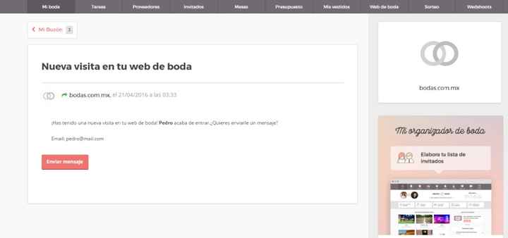 Novedades en la web de boda!