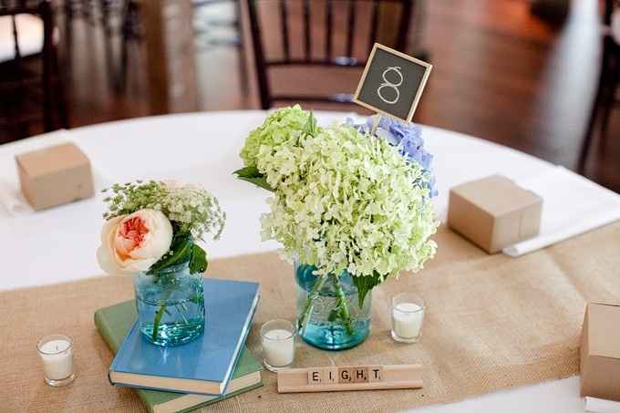10 centros de mesa con libros ¿cuál es tu favorito?