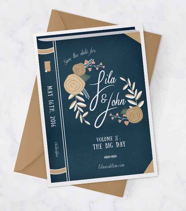 6 invitaciones con temática de libros ¡vota por tu favorita!