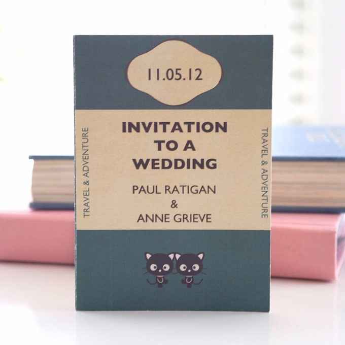 6 invitaciones con temática de libros ¡vota por tu favorita!