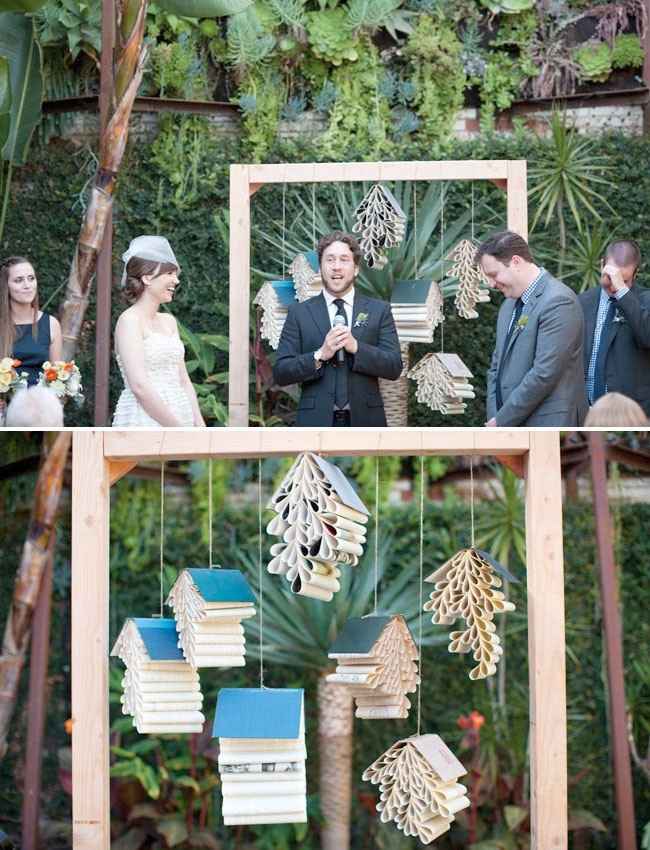 Arcos de boda con libros ¿cuál te gusta más?