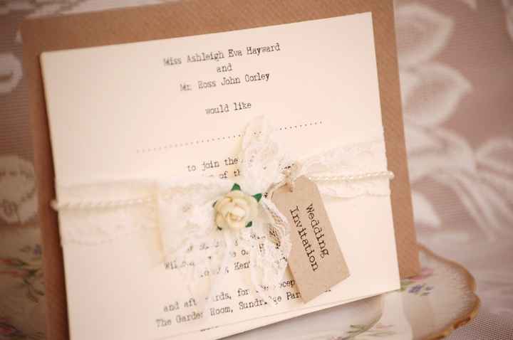 5 invitaciones vintage ¡vota por tu favorita!