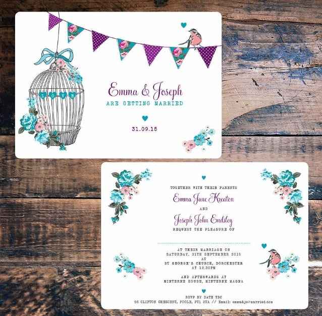 5 invitaciones vintage ¡vota por tu favorita!