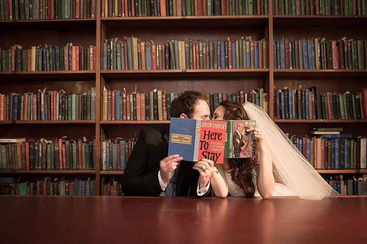 Ideas para boda con libros
