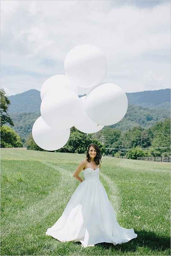 6 novias con globos ¿cuál es tu favorita?