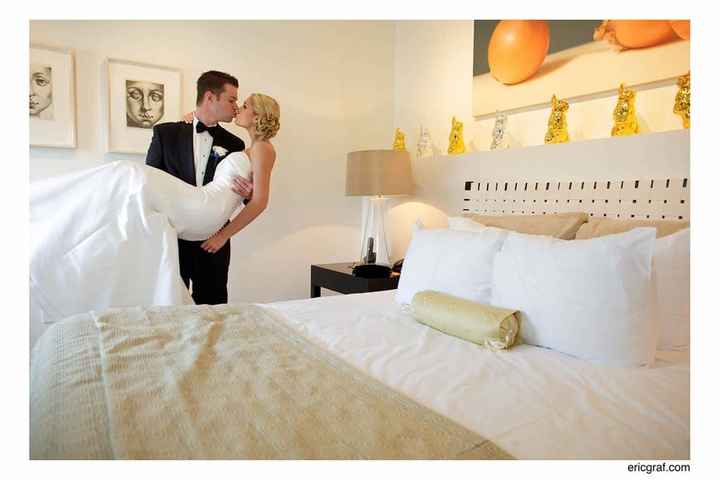 ¿Dónde van a dormir la noche de bodas?