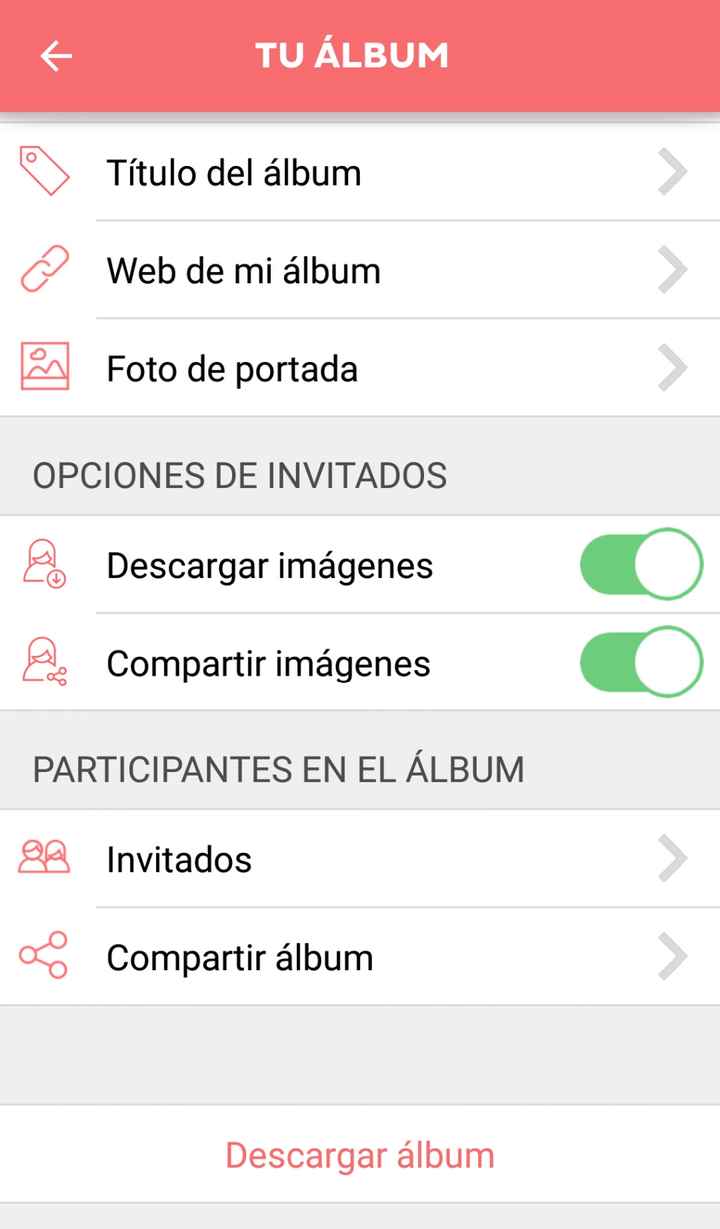 Actualizaciones en la app de Weshoots