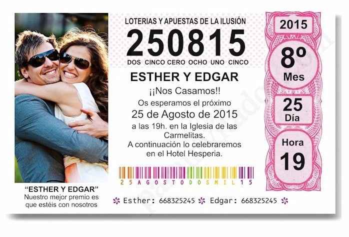 Participa en la lotería de Bodas.com.mx
