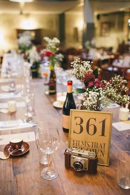 8 centros de mesa con cámaras vintage ¡vota por tu favorita!
