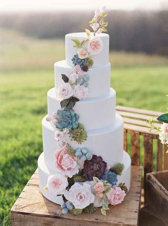 Deseo este pastel de boda