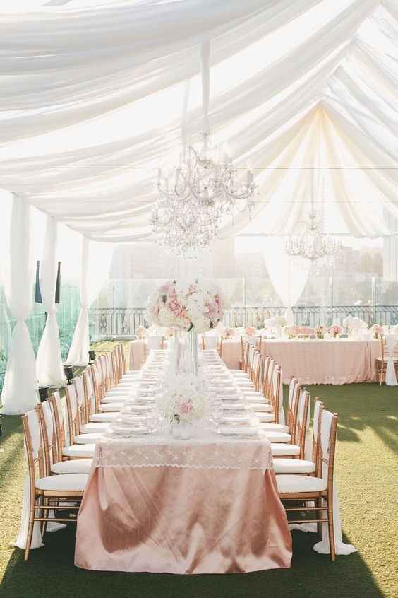 Deseo esta recepción de boda