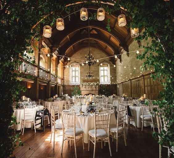 Deseo esta recepción de boda