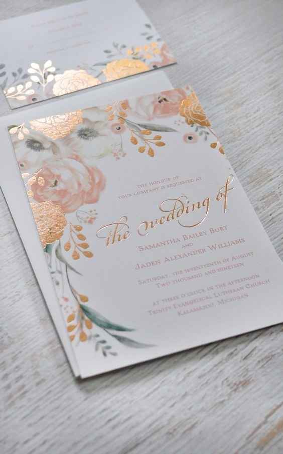 Deseo estas invitaciones de boda