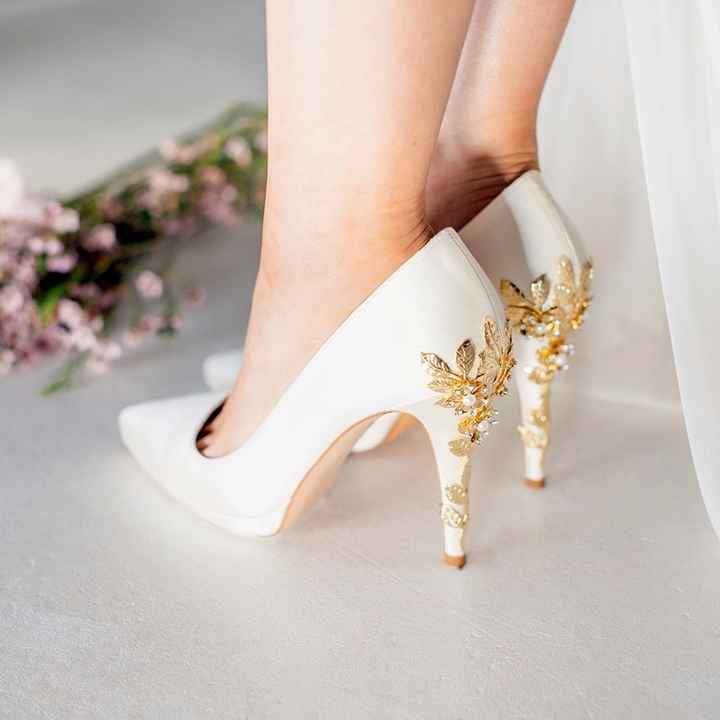 Deseo estos zapatos de novia