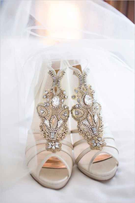 Deseo estos zapatos de novia