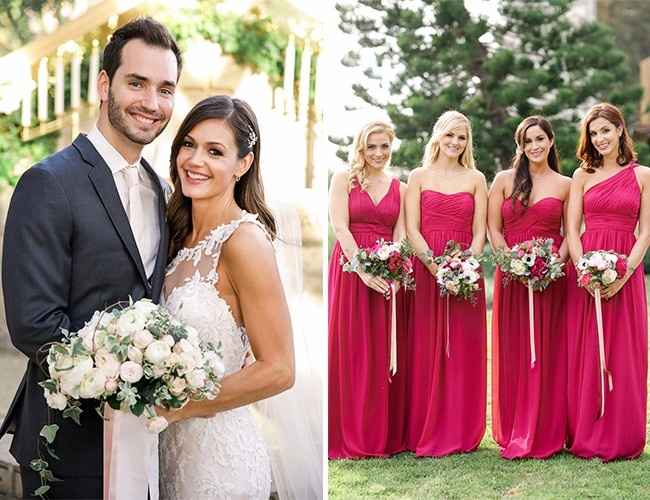 5 vestidos fucsia para damas