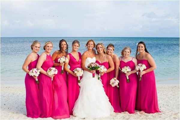 5 vestidos fucsia para damas
