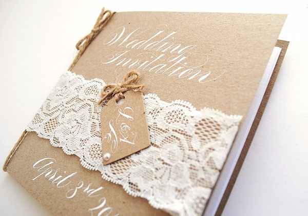 invitaciones con encaje ¿cuál te gusta?