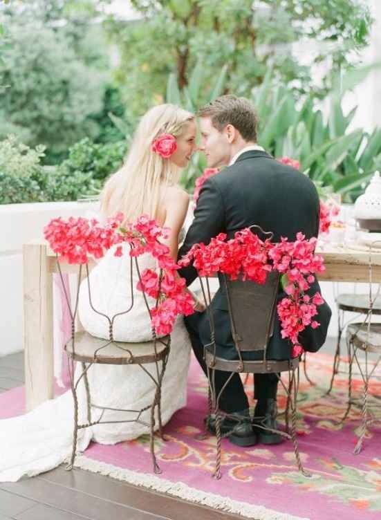 ideas para una boda con bugambilias 
