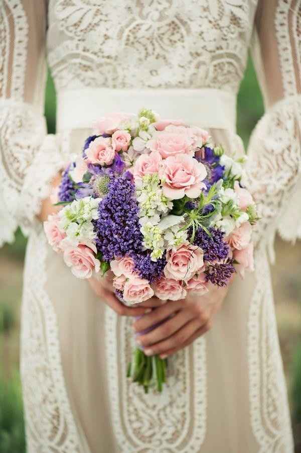 5 ramos con flores lavanda ¿con cuál te quedas?