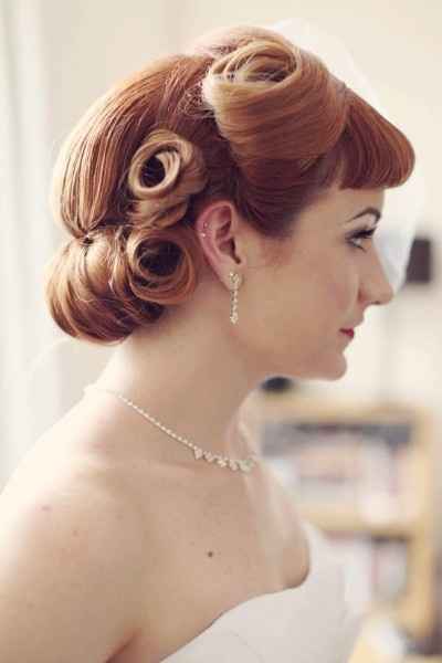 6 peinados vintage para novias ¿te atreverías?