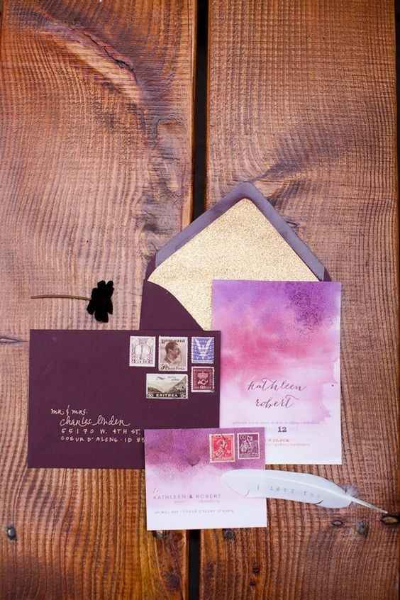 Invitaciones de boda ¿primavera, verano otoño o invierno?