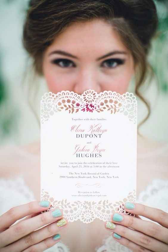 Invitaciones de boda ¿primavera, verano otoño o invierno?
